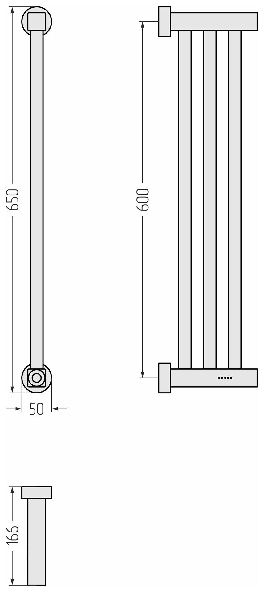 Полотенцесушитель электрический Сунержа Хорда 4.0 60x16,6 хром 00-0834-0600