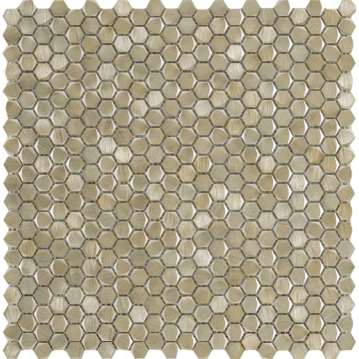 Gravity Aluminium Hexagon Gold 30,7x30,4x0,4