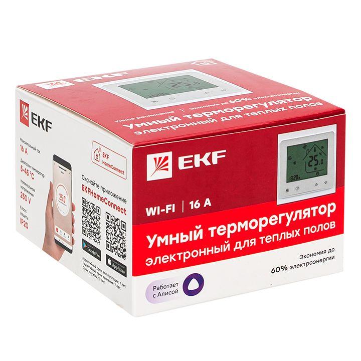 Термостат Умный для теплых полов Wi-Fi EKF Connect ett-4