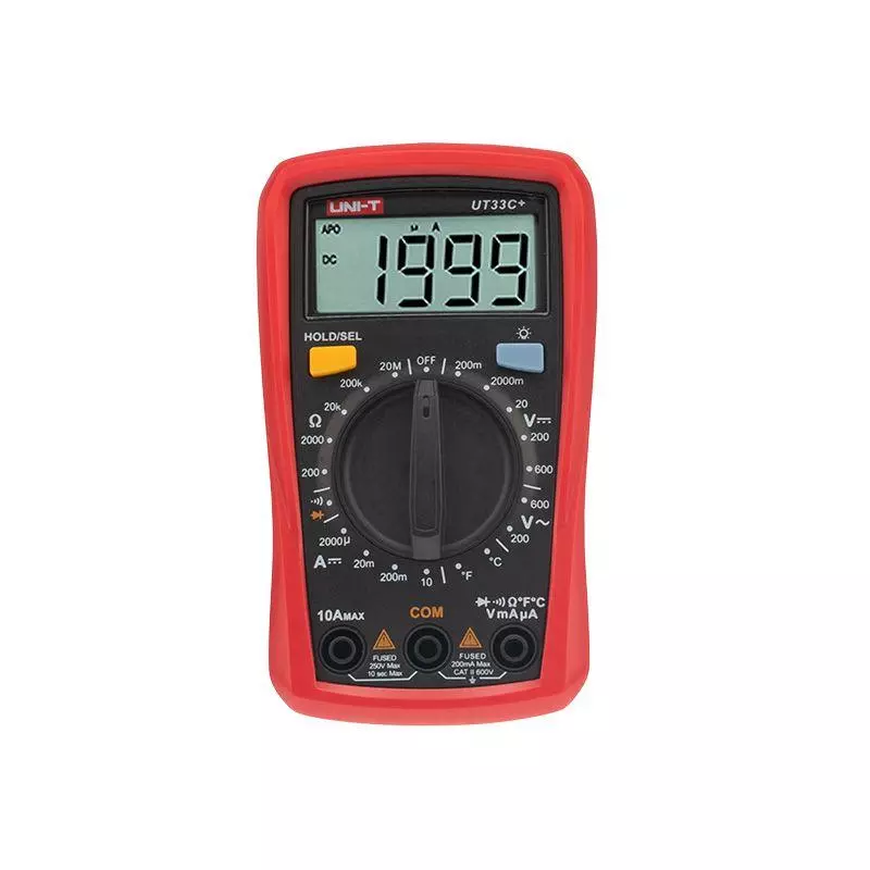 Мультиметр портативный UT33C+ с измер. температуры прозвонка UNI-T 13-0057