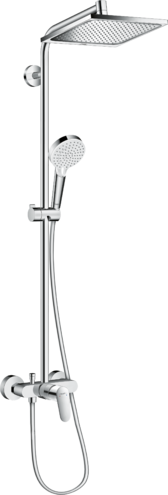 Душевая система Hansgrohe Crometta E 240 1jet Showerpipe 27284000 для душа