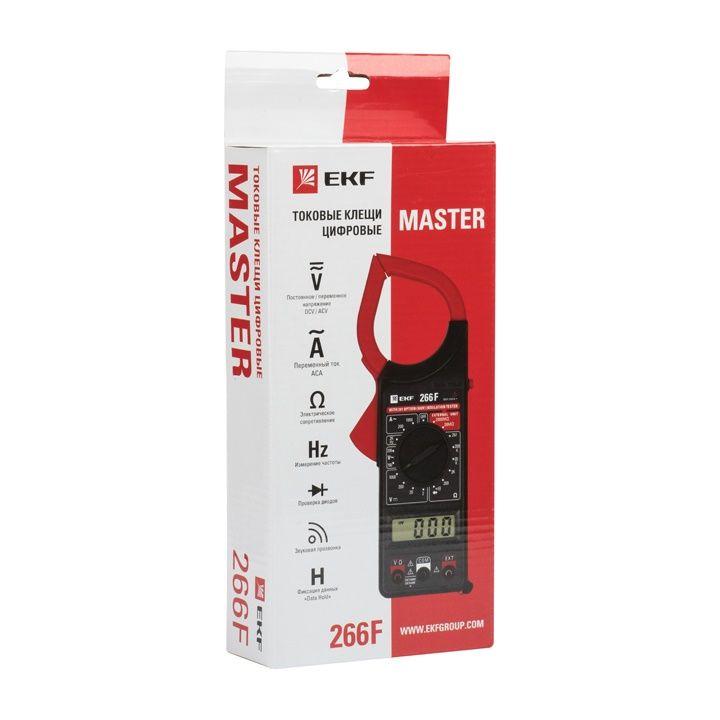 Клещи токовые цифровые 266F Master EKF In-180702-bc266F