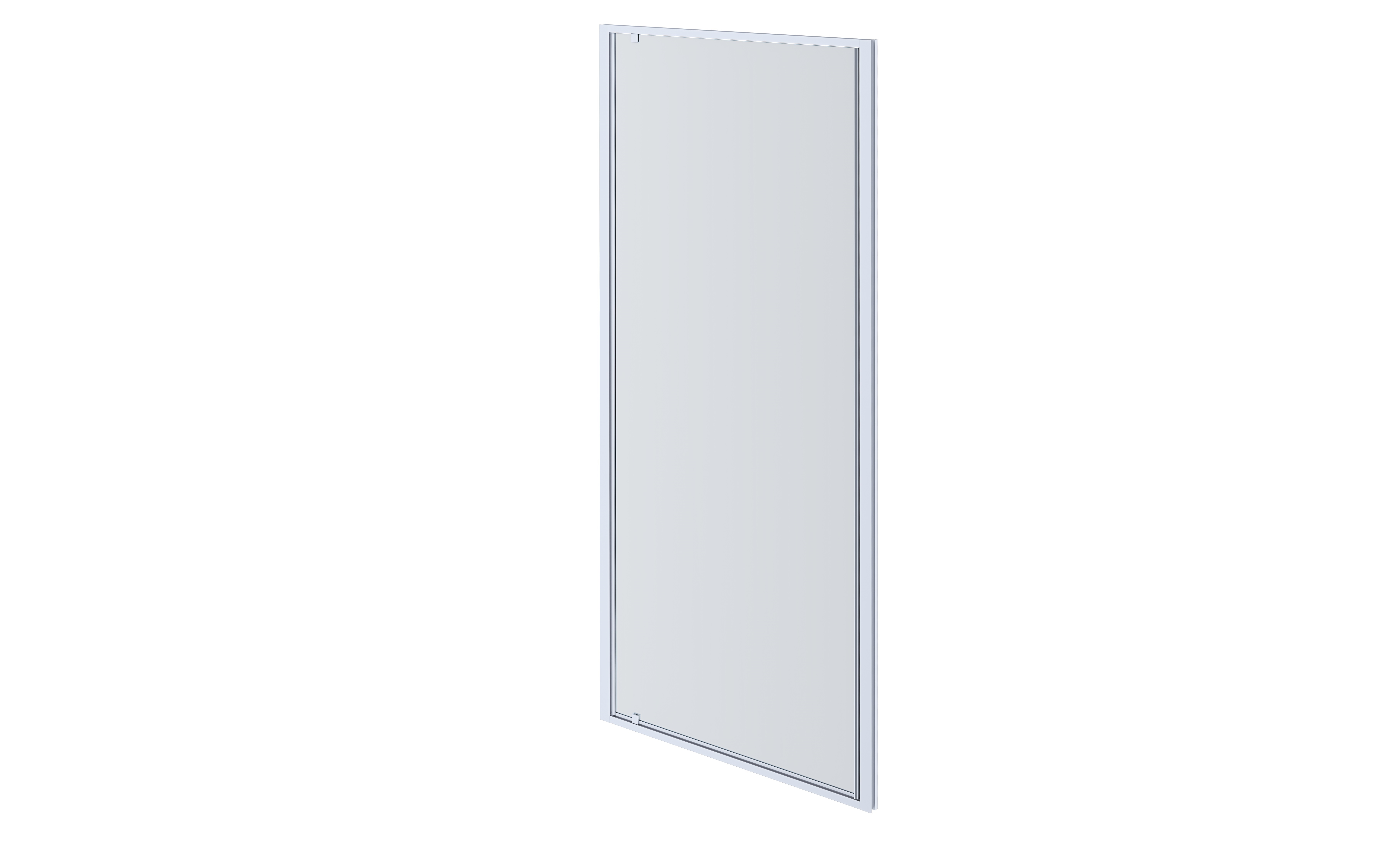 AQ NAA 6211-100 (новый артикул AQ ARI PI 10020CH) Душевая дверь, распашная 1000x2000 профиль хром, стекло прозрачное