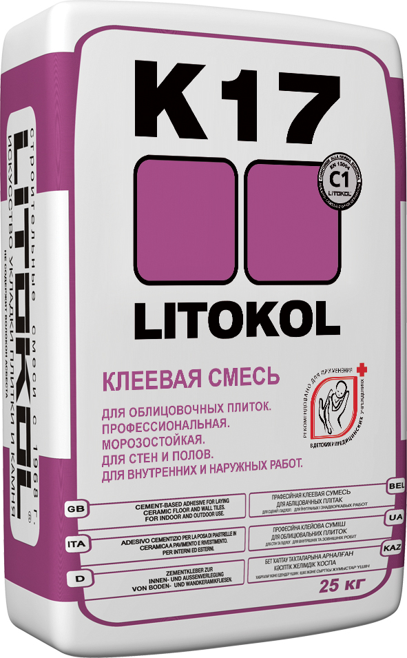 LITOKOL K17 клей для плитки (25 кг)