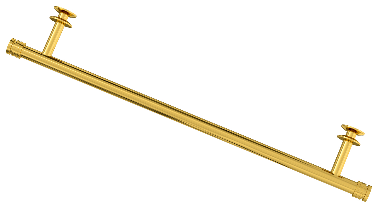 ПОЛКА прямая (L - 470 мм) н/ж для ДР "СУНЕРЖА" (Золото) 03-2012-0470