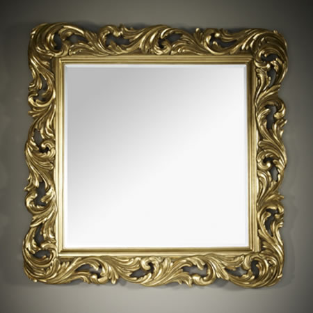 Зеркало Deknudt Voluta Gold 2700.122