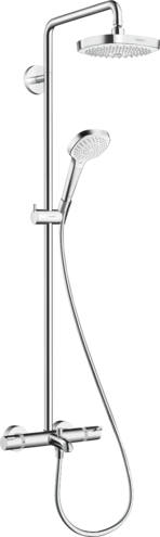 Душевая система Hansgrohe Croma Select E 180 2jet Showerpipe 27352400 для ванны