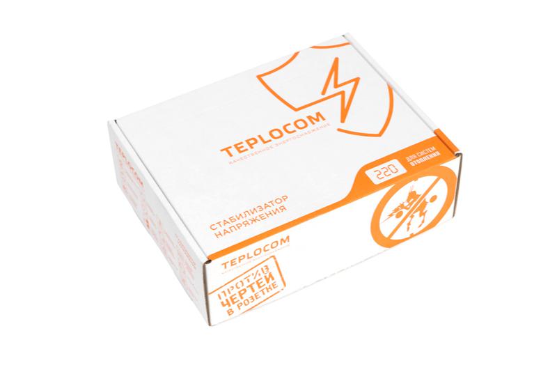 Стабилизатор сетевого напряжения Teplocom ST-555-И 220В 555 В.А Uвх.145-260В индикация Бастион 558