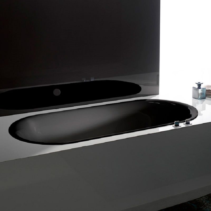 Стальная ванна Bette Lux Oval встраиваемая с шумоизоляцией 3467-035 190x90x45 см