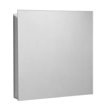 Smart Cabinets Шкаф 45x15x45 см с квадратной дверцей зеркальный хром