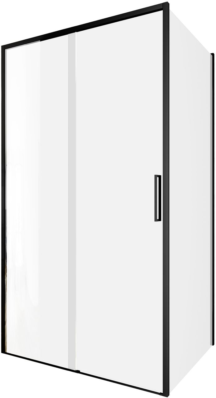 Душевой уголок Aquanet Pleasure Evo 110x80 AE65-110x80-BT профиль черный, прозрачное стекло