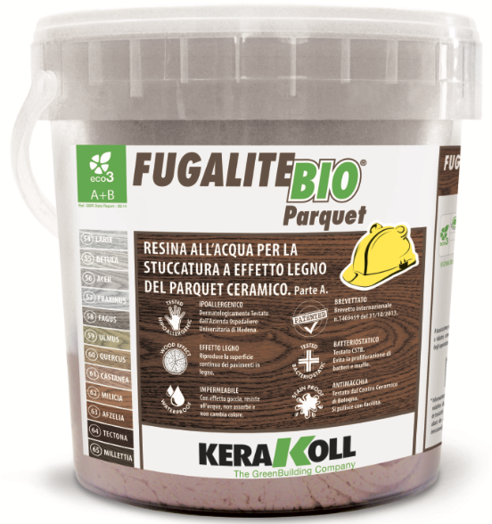Эпоксидная затрика Kerakoll Fugalite BIO parquet 64 Tectona 3kg гипоаллергенная