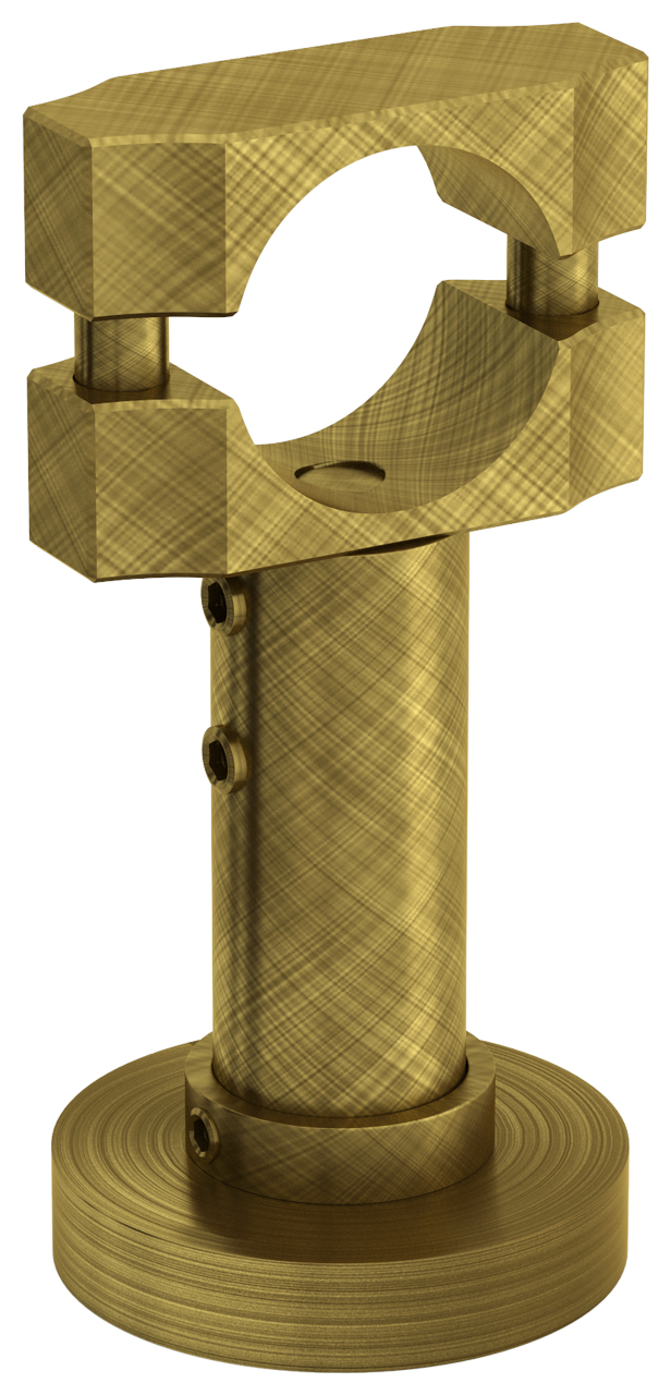 Кронштейн напольный с обхватом d 32 мм / L 104.2 мм / 2 шт (Состаренная бронза) 05-1514-2032