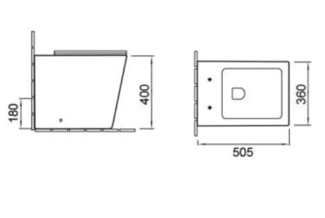 Унитаз напольный, безободковый сиденье микролифт SL-5021