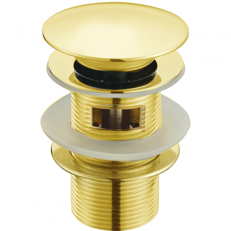 Донный клапан с переливом (золото) SL-107