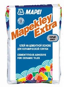 Клей для плитки Mapekley Extra 25 кг, 128225