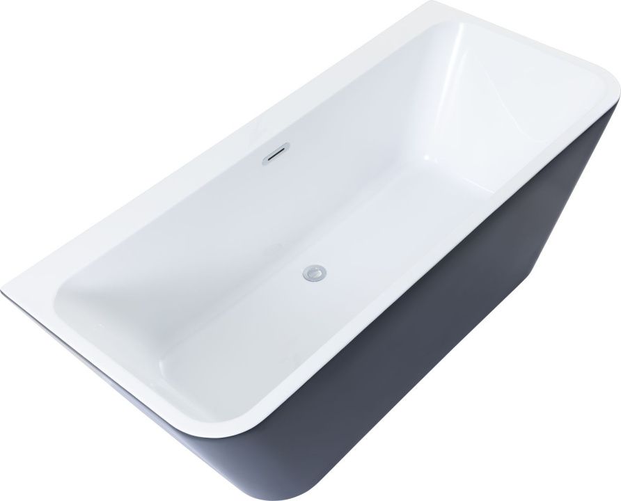Акриловая ванна Aquanet Perfect 170x75 13775 Gloss Finish (панель Black matte)