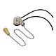 Выключатель для настенного светильника с проводом и деревянным наконечником Silver блист. Rexant 06-0242-A