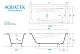 Ванна чугунная эмалированная AQUATEK AQ8080FH-00 ГАММА 1800x800 мм в комплекте с 4-мя ножками без ручек