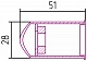 Модуль скрытого подключения для МЭМ d 28 мм (Без покрытия) 00-1522-0028