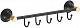 Планка FIXSEN Luksor 5 крючков (FX-71605-5B)